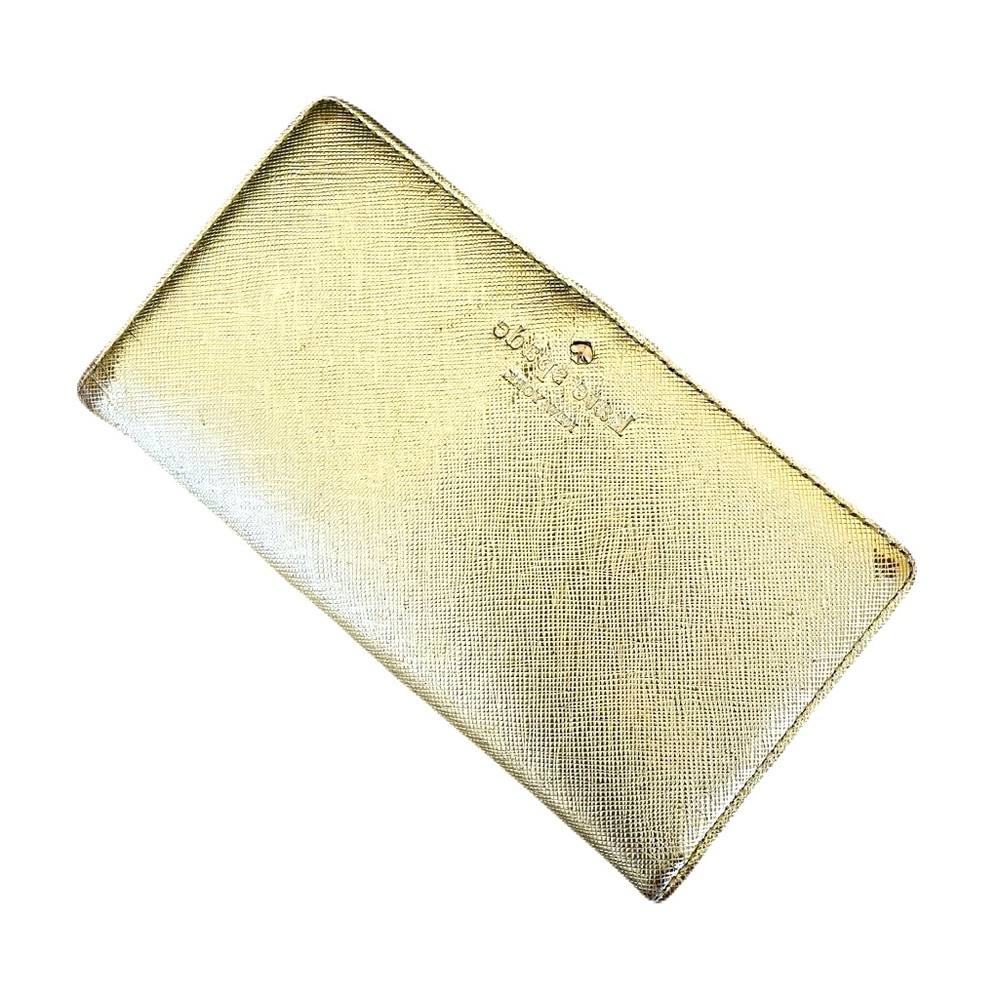 Kate Spade Genuine Leather Gold Wallet